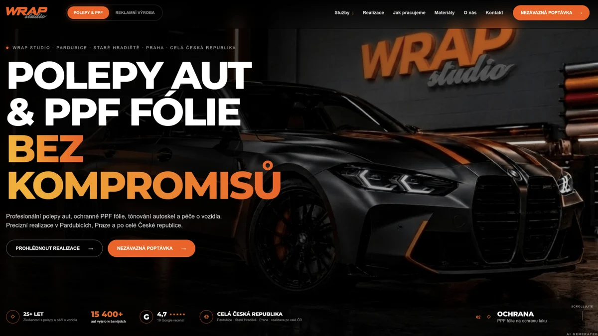 Wrap Studio &mdash; hotov&yacute; web